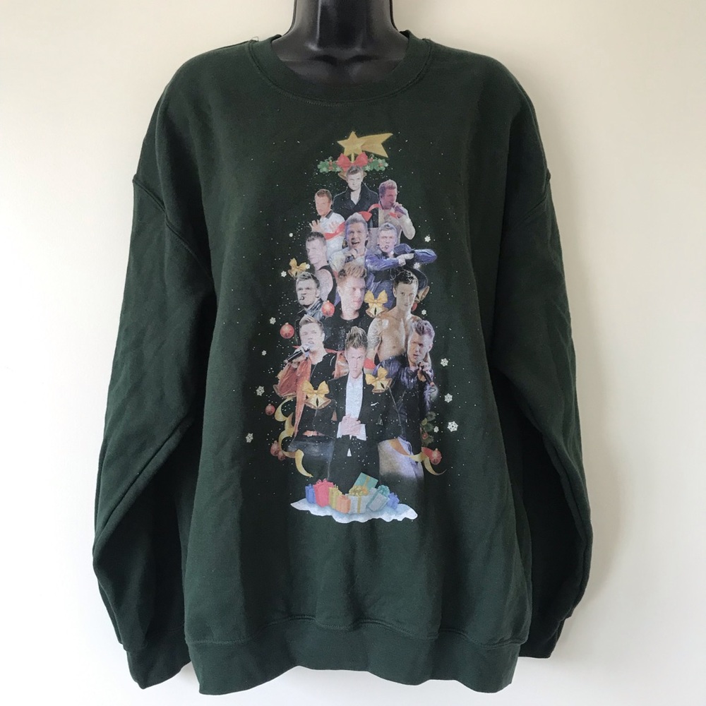 Nick Carter Ugly Christmas Sweatshirt